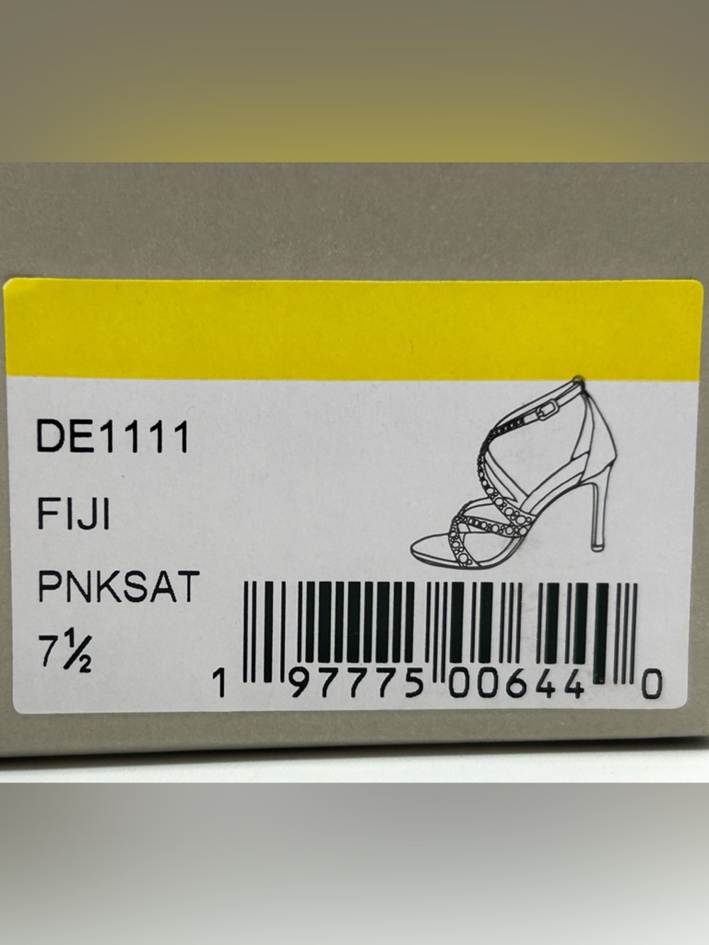 Dee Ocleppo Fiji Pink Crystal Strappy Heels 7.5 New With Box - Picture 11 of 13